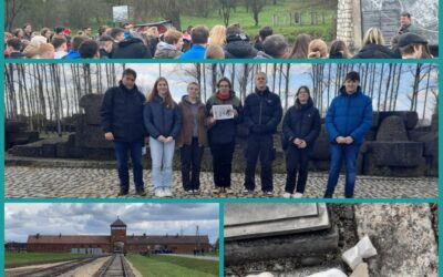 KKG-Projektschüler:innen gedenken Faber im Rahmen der Gedenkstättenfahrt ins ehemalige Konzentrationslager Auschwitz