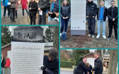 „KKG – Gegen das Vergessen“ und Partner bei Errichtung der Erinnerungsstele für Südstadtarchitekten Manfred Faber