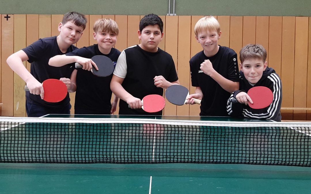 Erfolgreiche Titelverteidigung beim Tischtennis Milchcup – Schulentscheid
